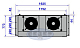 Моноблок настенного типа MGMF 525 S ⠀⠀⠀⠀ Объем охлаждаемой площади: 100-254 м³