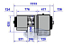 Моноблок настенного типа BGМF 535 S ⠀⠀⠀⠀ Объем охлаждаемой площади: 56-137 м³
