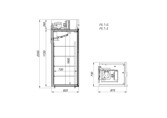 Шкаф холодильный F0.7-S