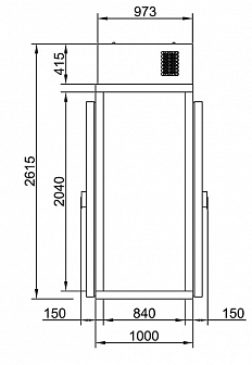 КХН-1,44 Minicella МB 2 двери